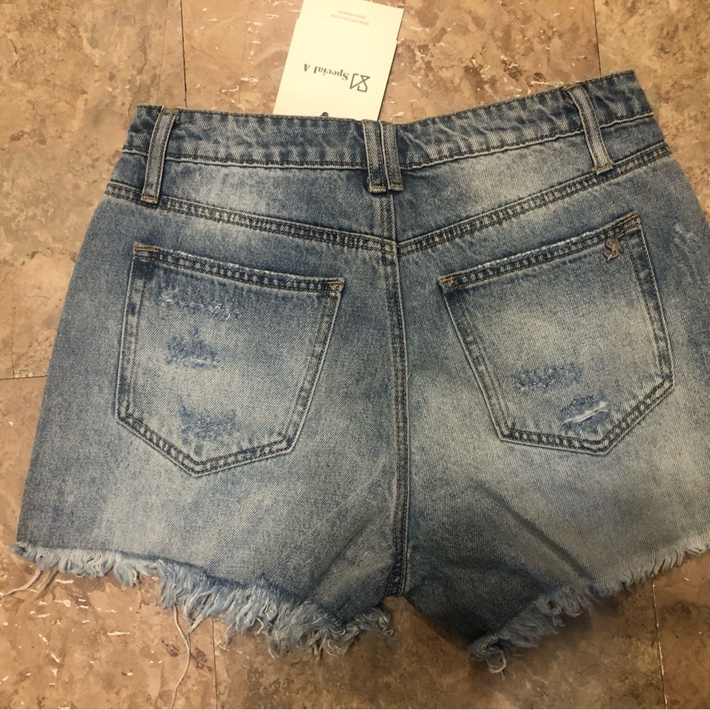 Special A Denim Cutoff Shorts S7593ml